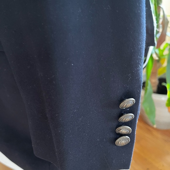 Mens Jean -Paul Germain Dark Blue Sport Coat 42R - Picture 3 of 5